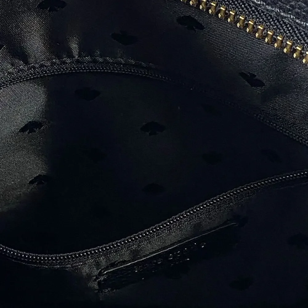 Kate Spade Orchard Street Hemsley Black Pebbled Leather Crossbody With Tassel - Picture 7 of 9